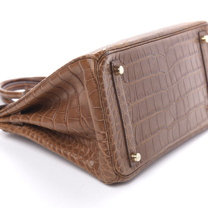 Hermes Matte Alligator Birkin 30 Alezan 17 of 29