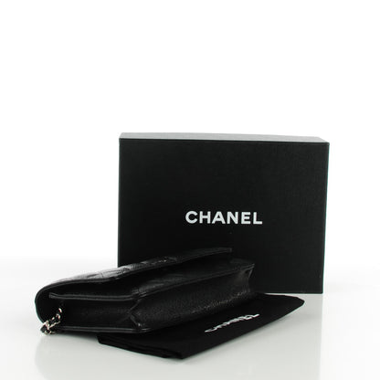Chanel Caviar Quilted Wallet On Chain WOC Black 4 of 8
