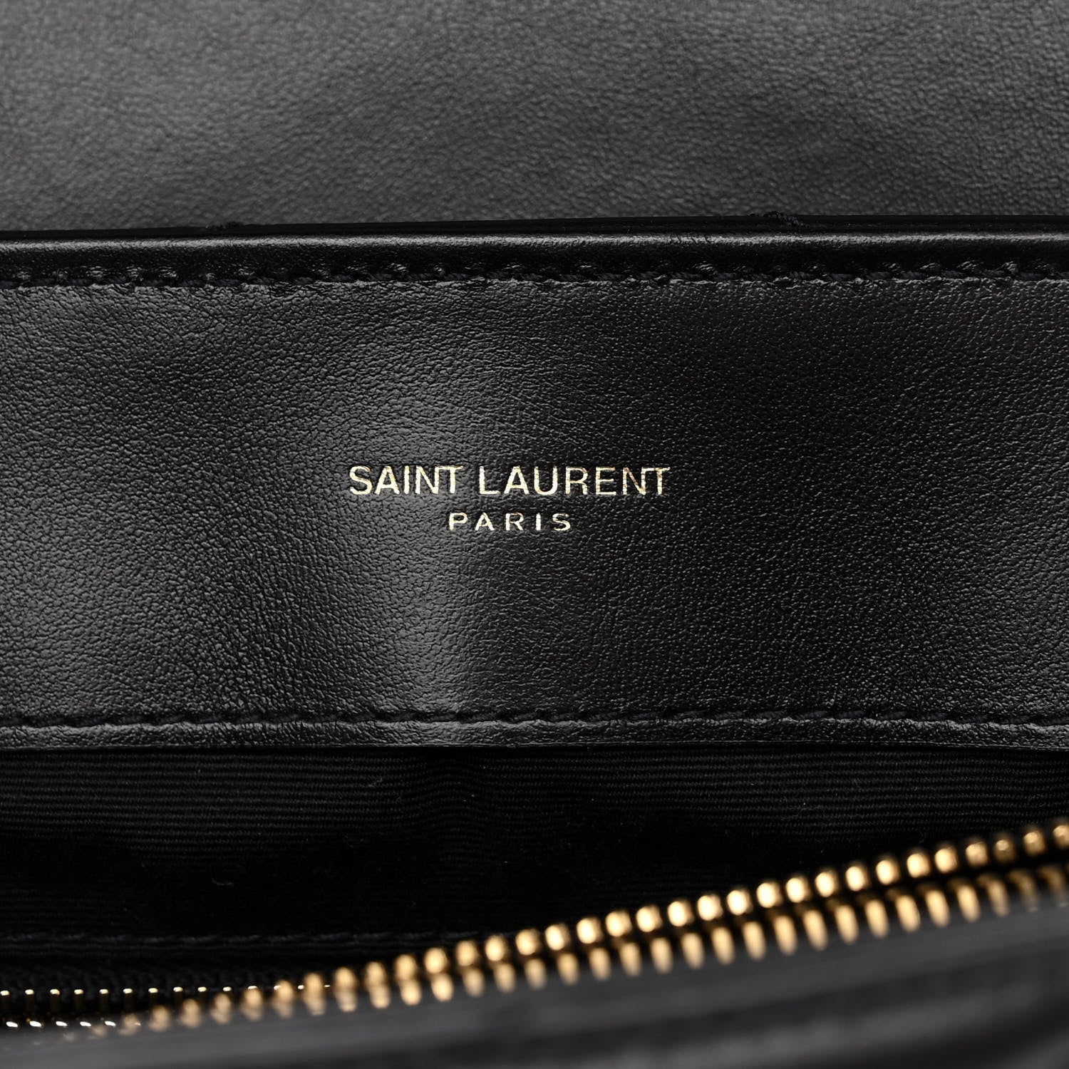 Saint Laurent Calfskin Y Quilted Monogram Medium Loulou Chain Satchel Black 6 of 12