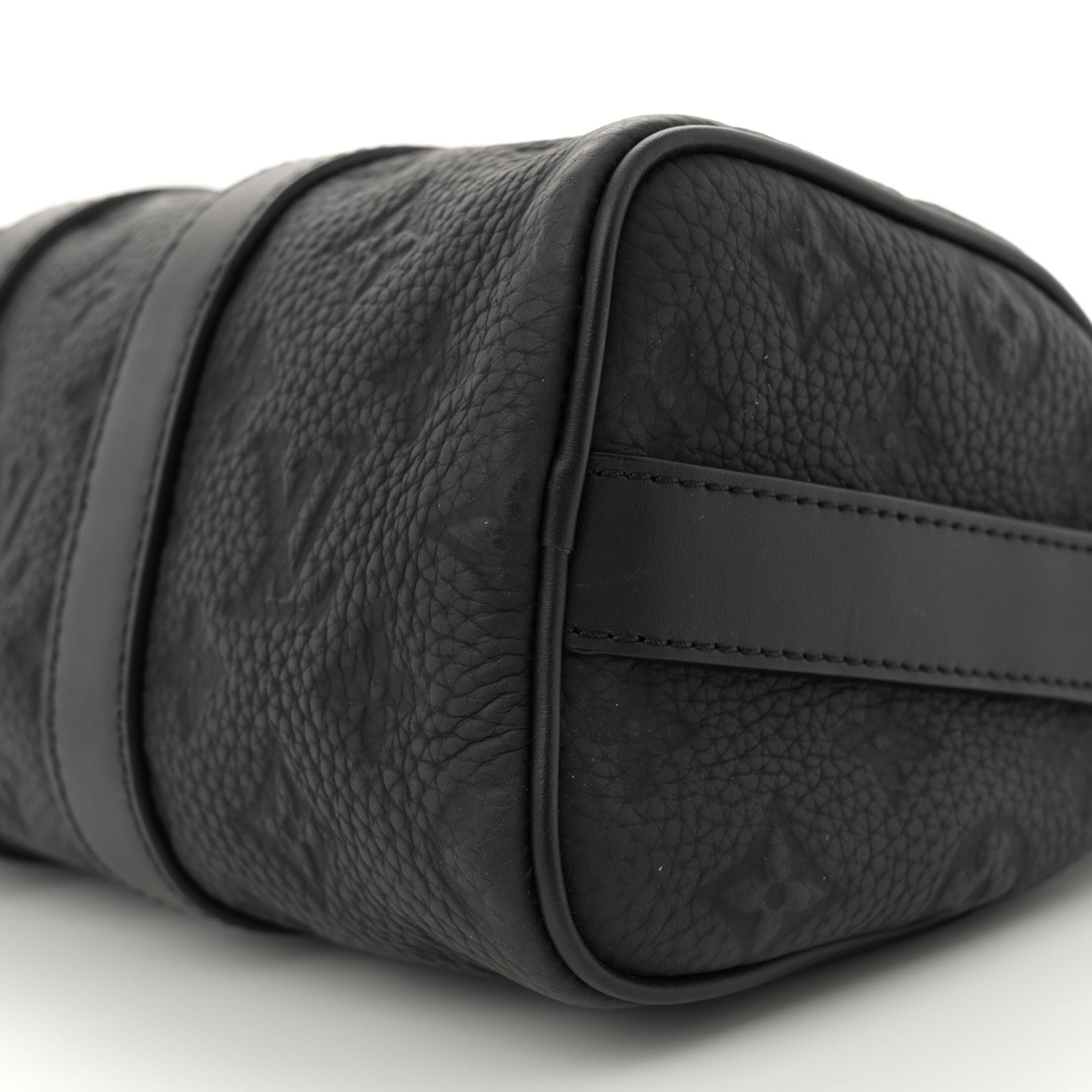 Louis Vuitton Monogram Taurillon Keepall Bandouliere 25 Black 9 of 9