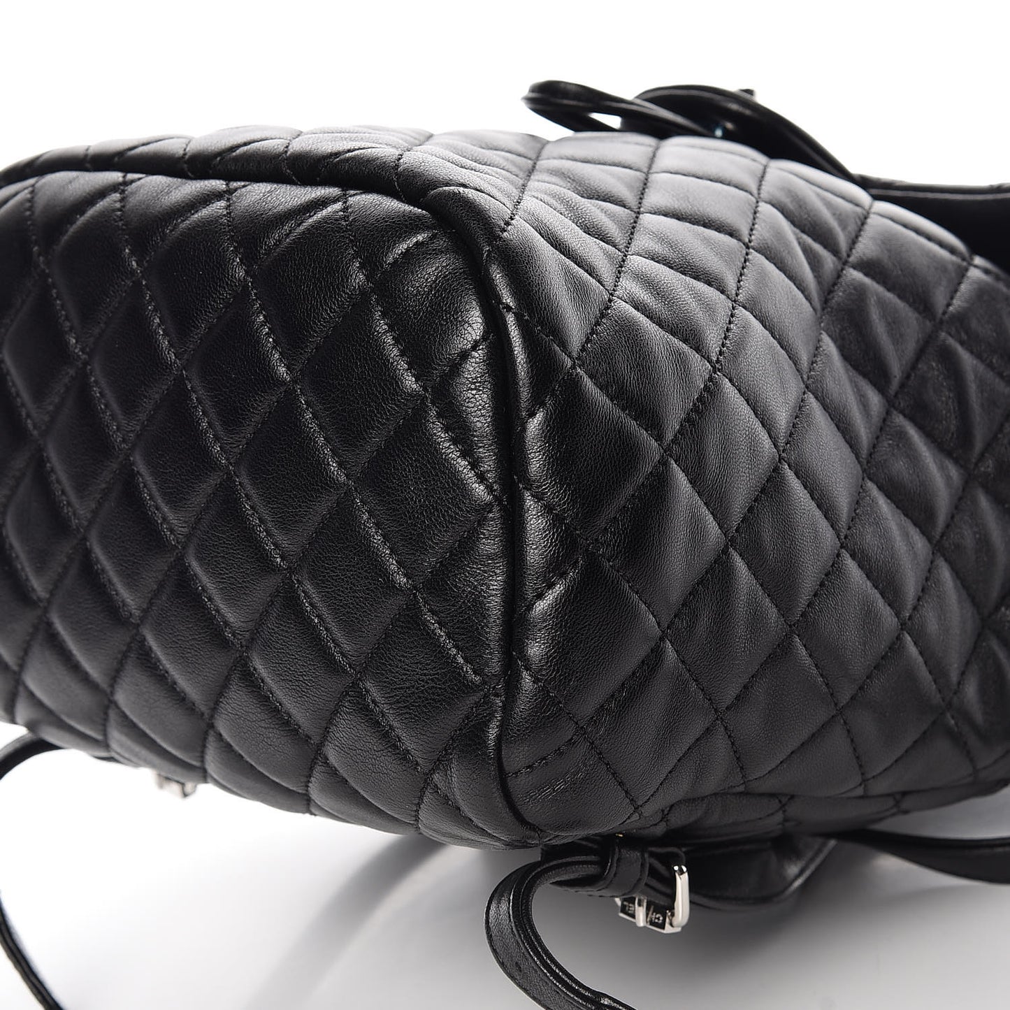 Calfskin Quilted Small Urban Spirit Backpack Black
