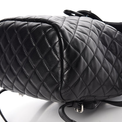 Chanel Calfskin Quilted Small Urban Spirit Backpack Black 9 of 13