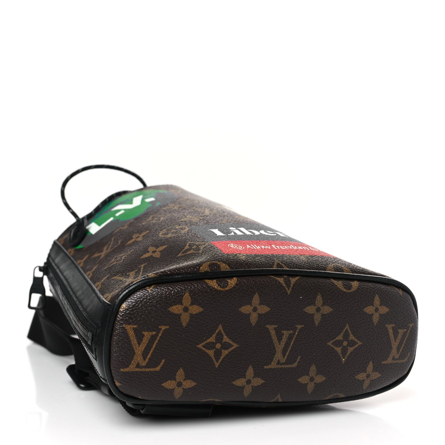 Monogram Chalk Sling Bag Marron