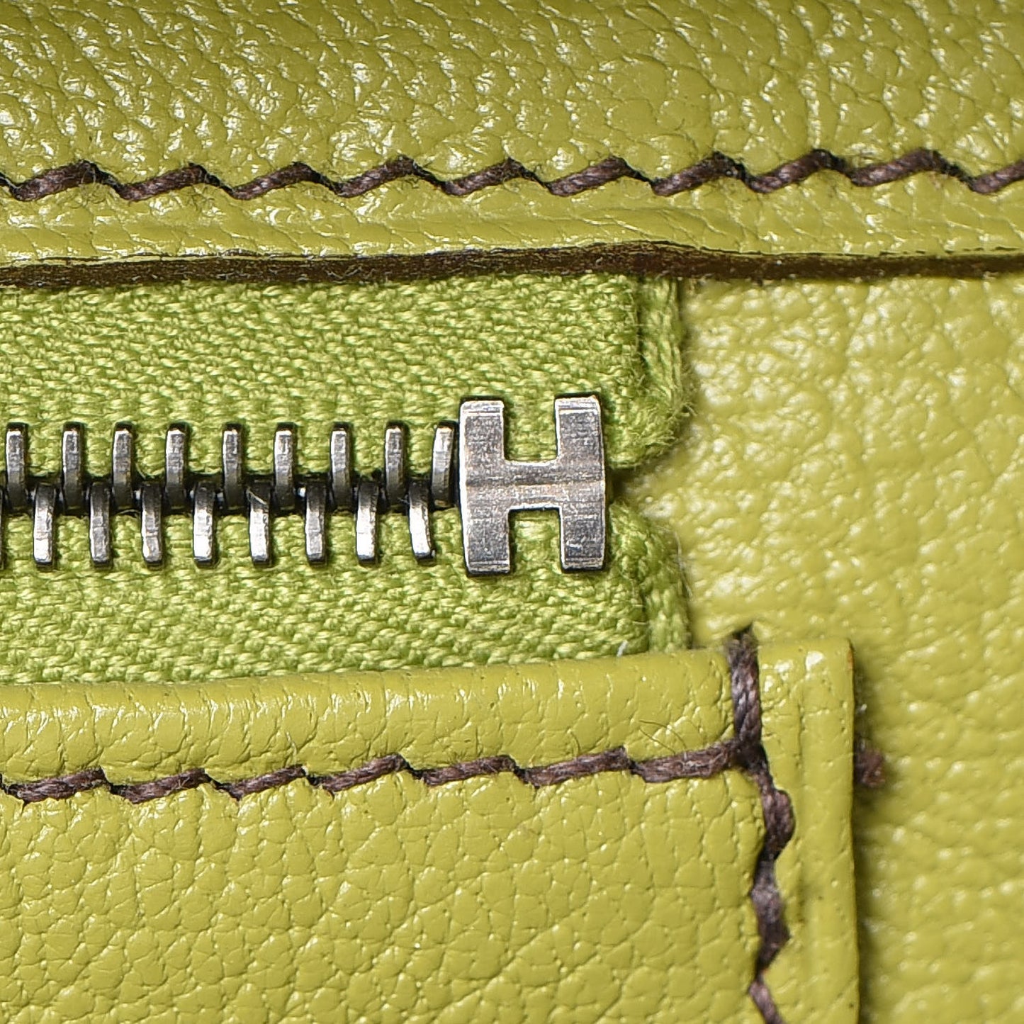 Togo Birkin 35 Vert Anis