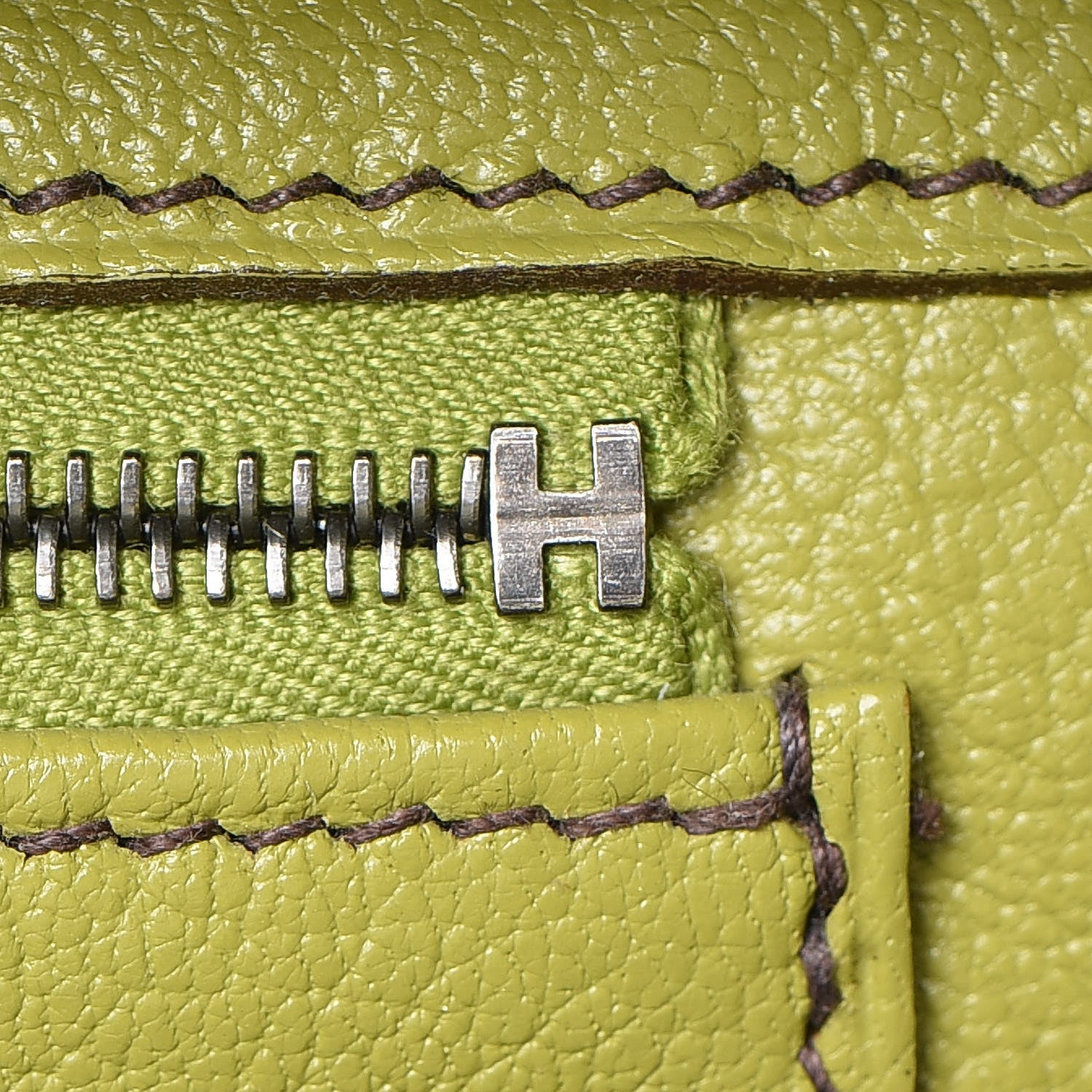 Hermes Togo Birkin 35 Vert Anis 18 of 37