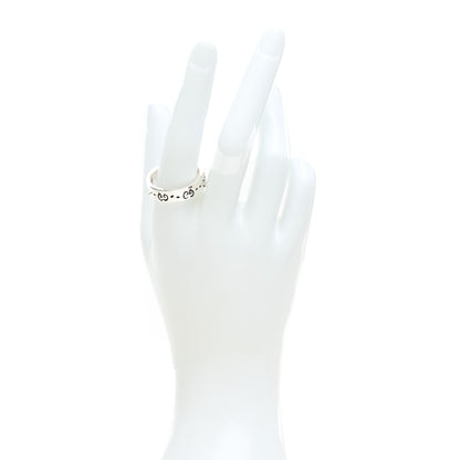 Gucci Sterling Silver Narrow GucciGhost Hamlet Skull Ring 63 10.25 2 of 6
