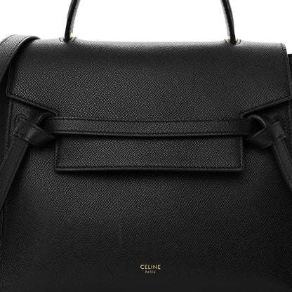Celine Grained Calfskin Micro Belt Bag Black 7 of 10