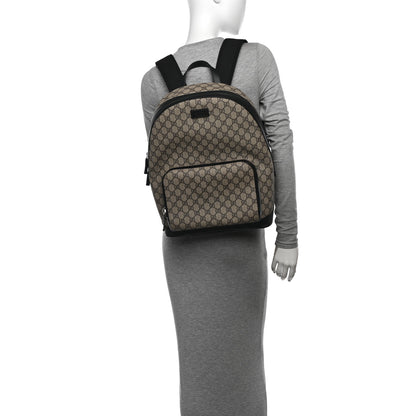 Gucci GG Supreme Monogram Medium Backpack Black 2 of 11