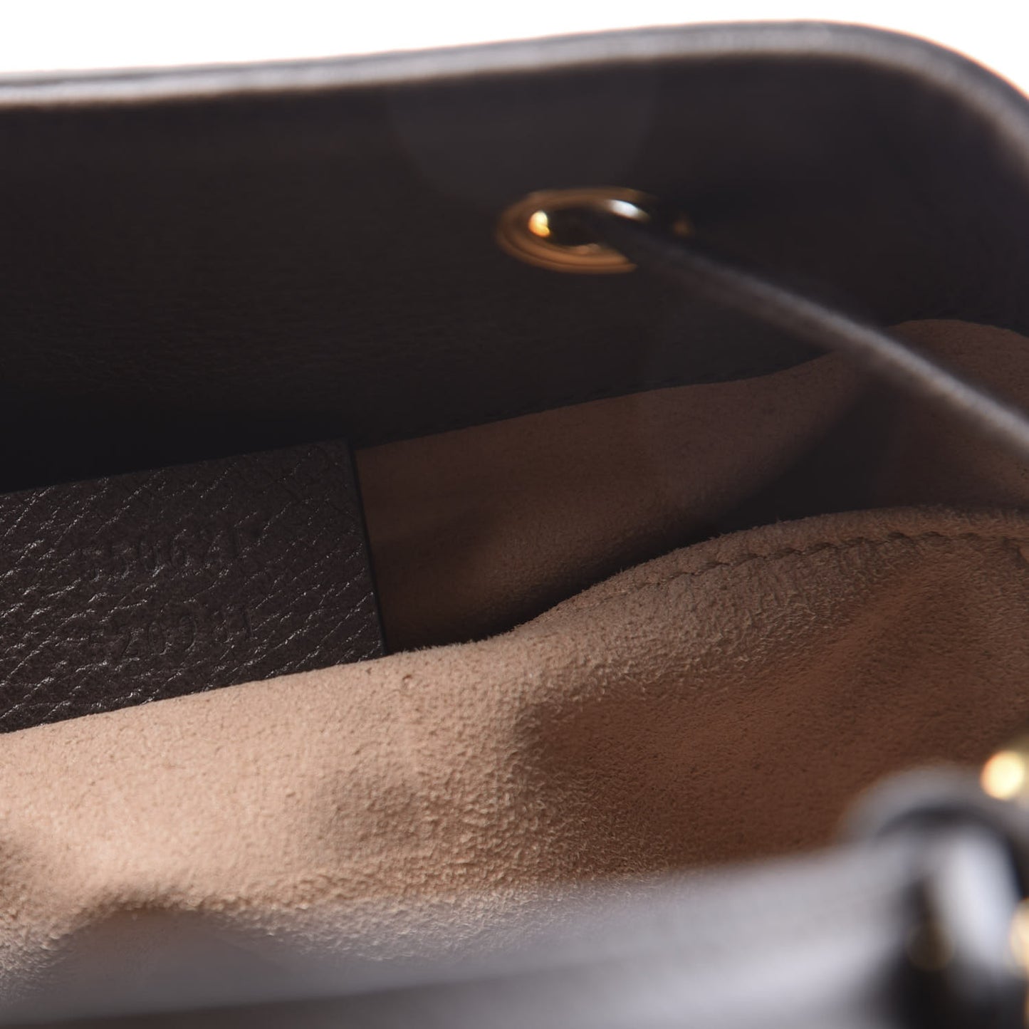 GG Supreme Monogram Web Small Ophidia Bucket Bag Brown
