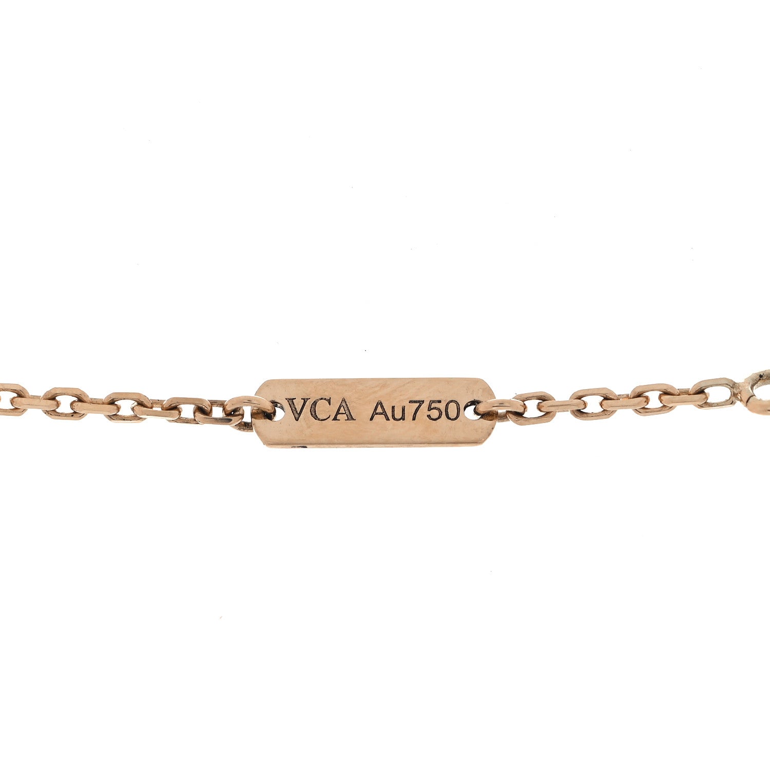 Van Cleef & Arpels 18K Yellow Gold Mother of Pearl Lucky Alhambra Butterfly Pendant Necklace 10 of 12