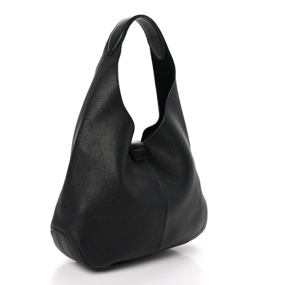Salvatore Ferragamo Calfskin Margot Hobo Black 4 of 11
