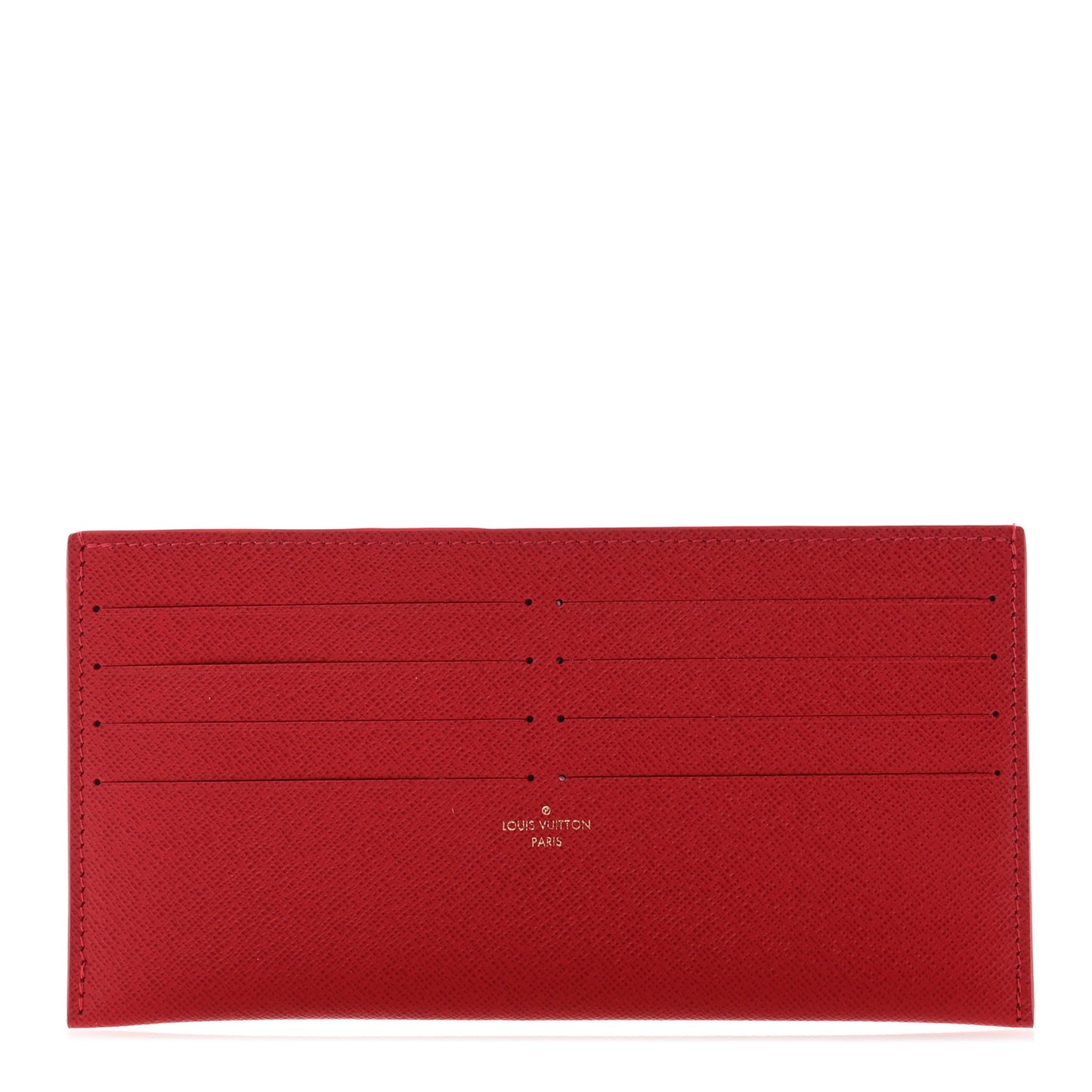 Calfskin Felicie Card Holder Insert Cherry