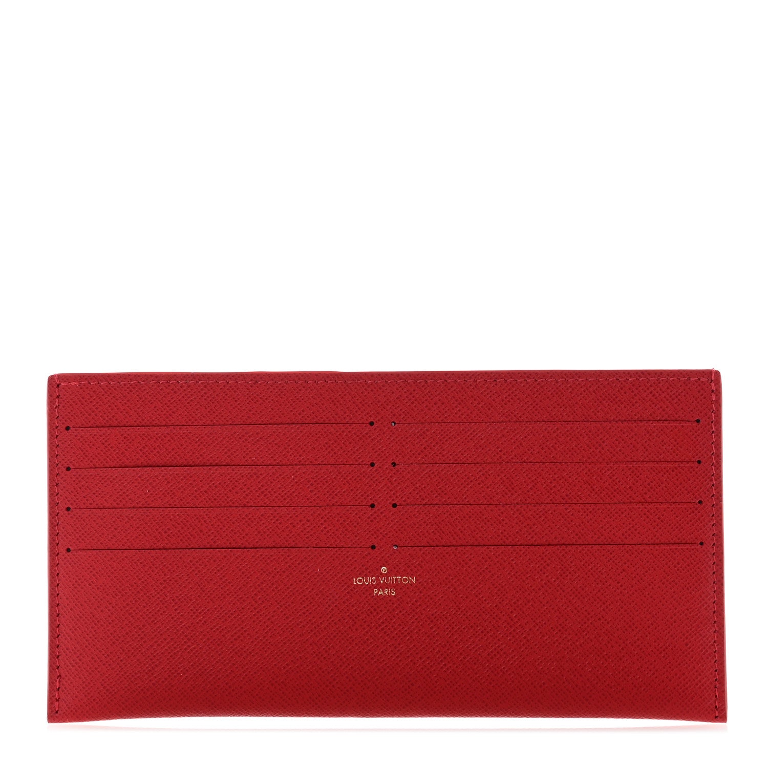 Louis Vuitton Calfskin Felicie Card Holder Insert Cherry 1 of 7