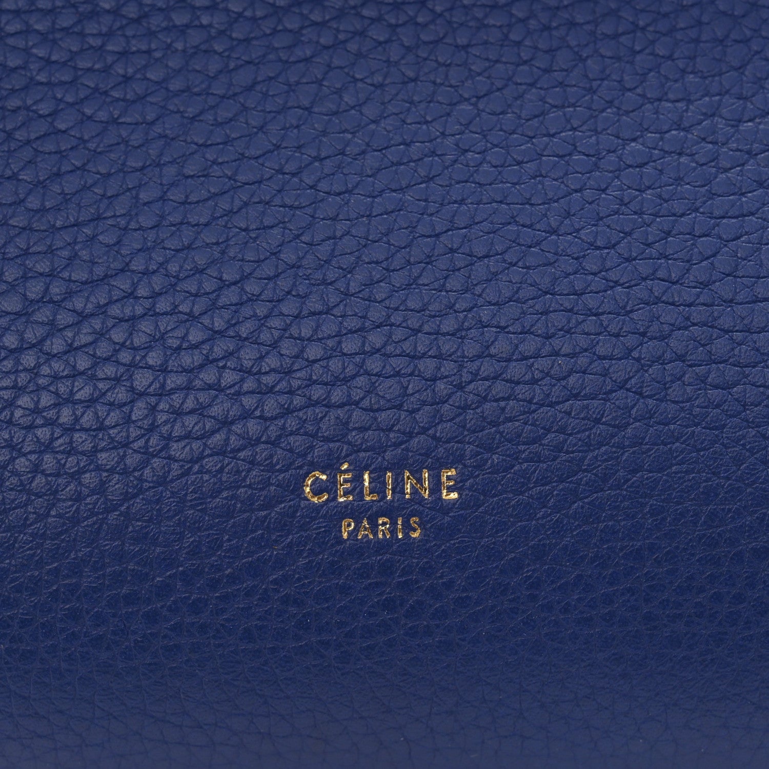 Celine Grained Calfskin Mini Belt Bag Indigo 6 of 14
