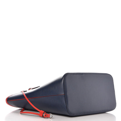 Louis Vuitton Epi Neverfull MM Indigo Coquelicot 5 of 8
