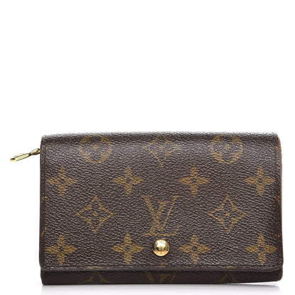 Louis Vuitton Monogram Porte-Monnaie Tresor Wallet 1 of 8