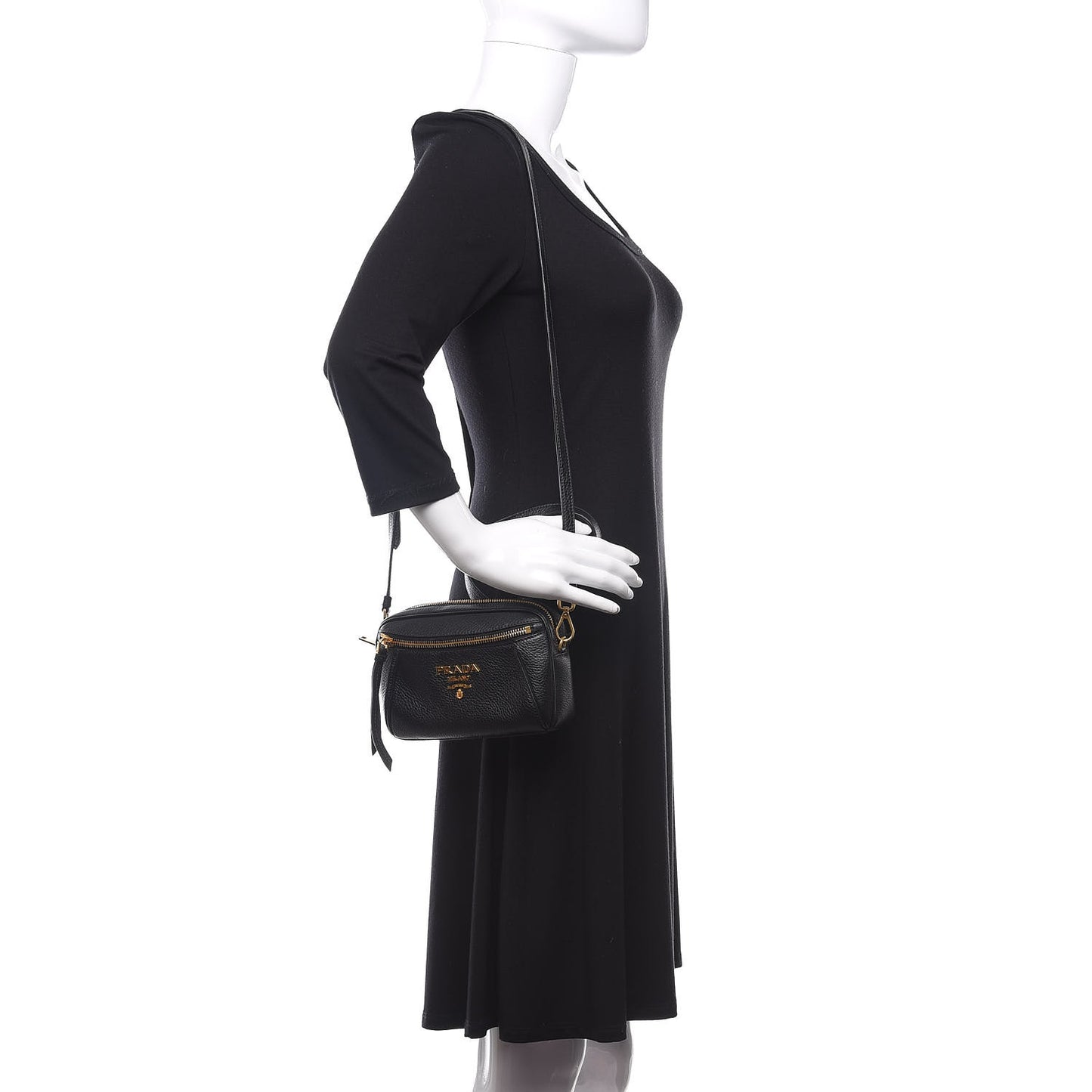 Vitello Daino Belt Bag Black