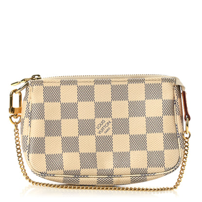 Louis Vuitton Damier Azur Mini Pochette Accessories 1 of 8