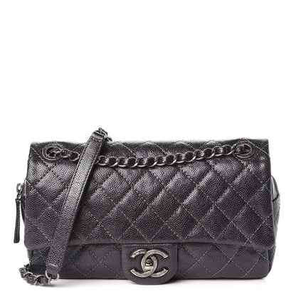 Chanel Iridescent Caviar Quilted Large Chic Flap Purple 1 of 7