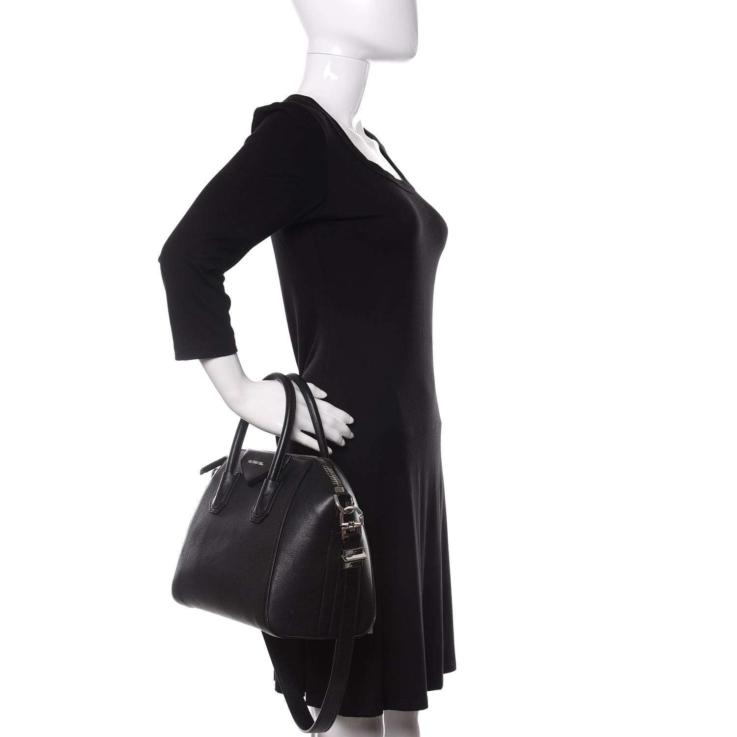 Givenchy Sugar Goatskin Small Antigona Black 3 of 15