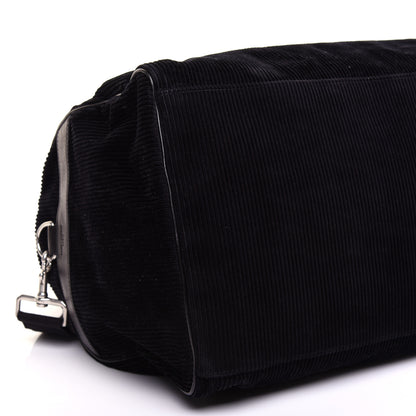 Saint Laurent Corduroy Andy Duffle Bag Black 6 of 9
