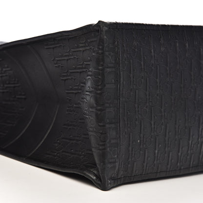 Christian Dior Oblique Calfskin Embossed Book Tote Black 11 of 12