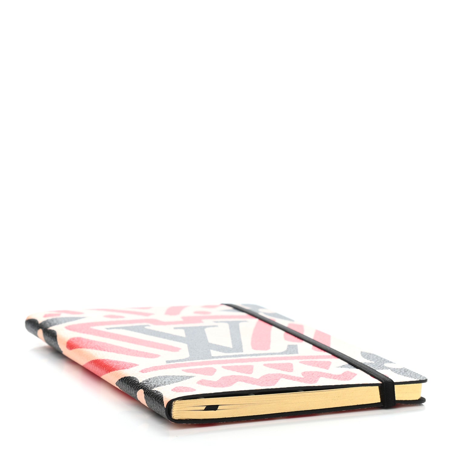 Louis Vuitton Monogram Giant Crafty Clemence Notebook Creme Rouge Black 3 of 4