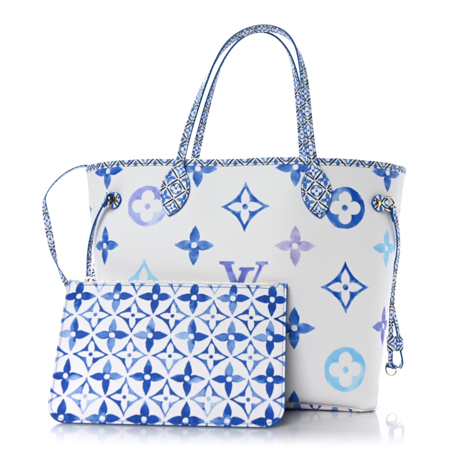 Monogram Giant By The Pool 2.0 Neverfull MM Blue