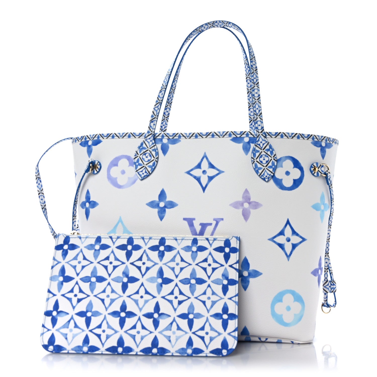 Louis Vuitton Monogram Giant By The Pool 2.0 Neverfull MM Blue 3 of 9