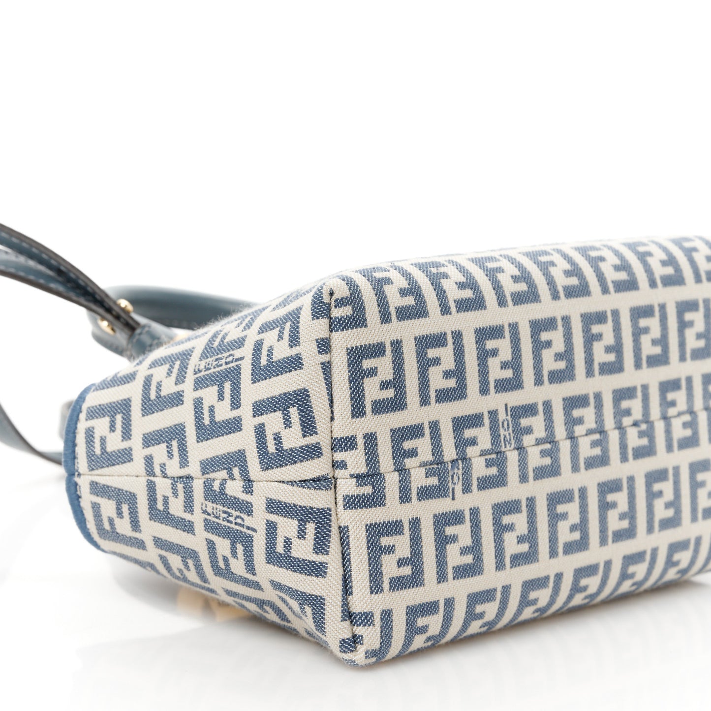 Vitello Grace Jacquard FF Mini By The Way Top Handle Boston Bag Tempest Panna