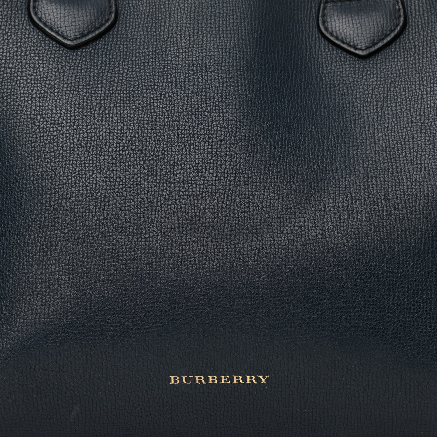 Burberry Calfskin House Check Medium Banner Tote Ink Blue 8 of 18