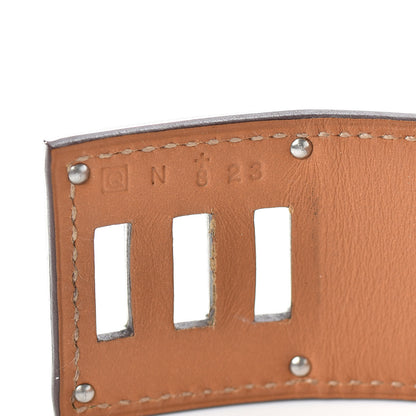 Hermes Tadelakt Kelly Dog Bracelet Etoupe 4 of 5