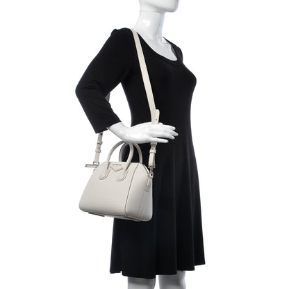 Givenchy Sugar Goatskin Mini Antigona White 2 of 8