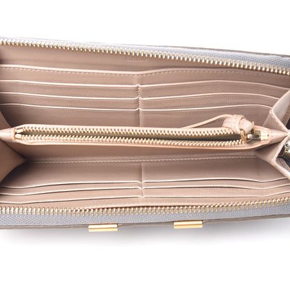 Chloe Calfskin Marcie Long Zip Around Wallet Cashmere Grey 5 of 13