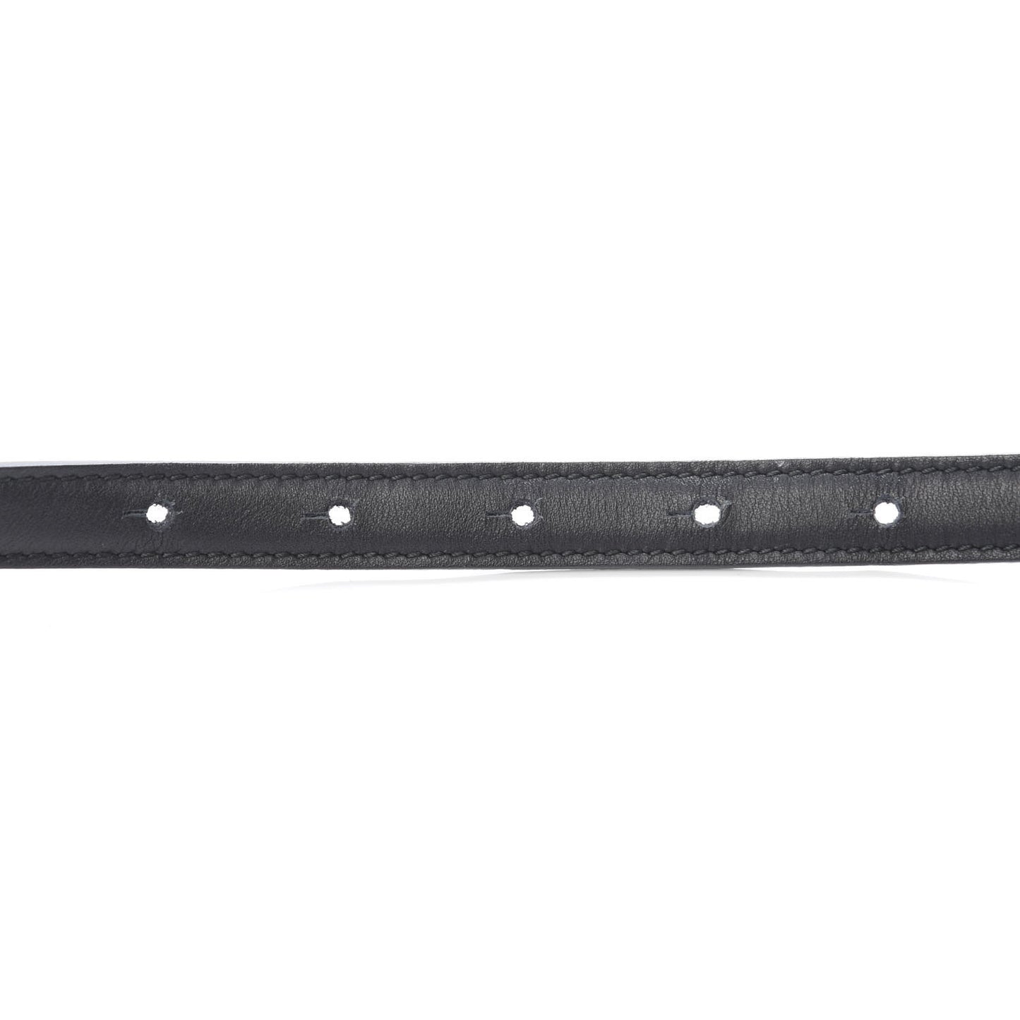 Moon Calfskin Nickel Interlocking G 20mm Belt 70 28 Black