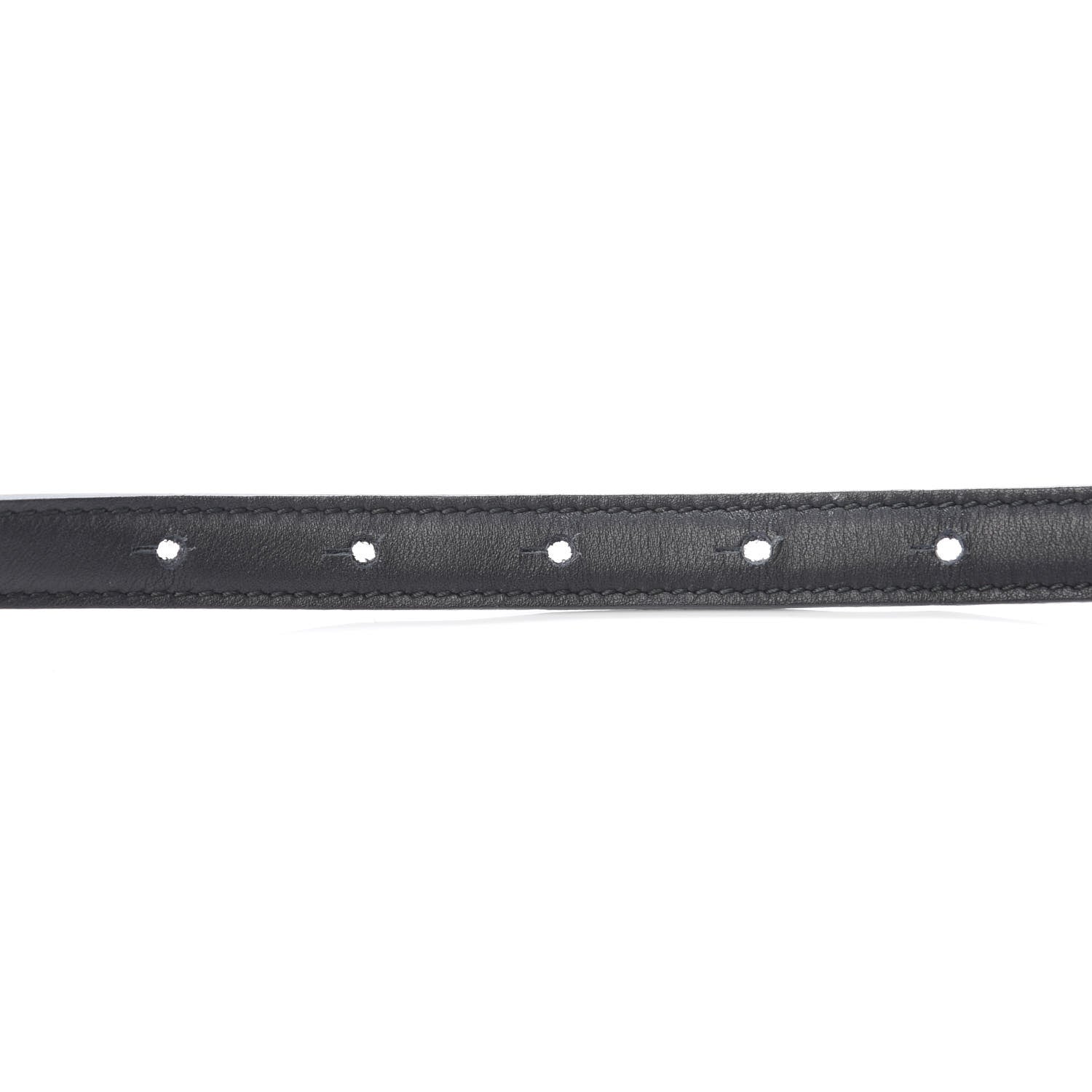 Gucci Moon Calfskin Nickel Interlocking G 20mm Belt 70 28 Black 5 of 7