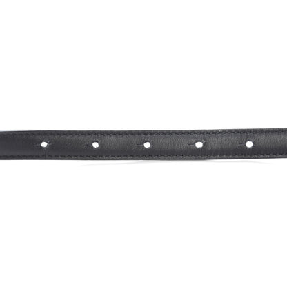Gucci Moon Calfskin Nickel Interlocking G 20mm Belt 70 28 Black 5 of 7