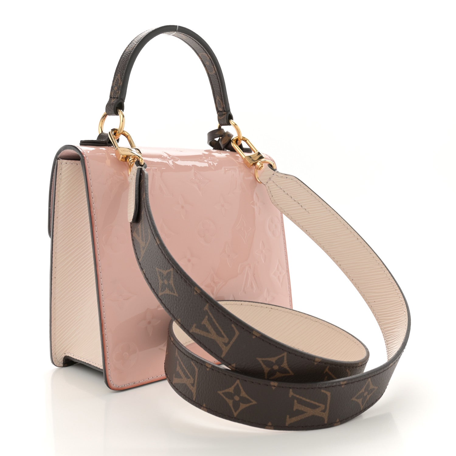 Louis Vuitton Vernis Epi Monogram Spring Street Rose Ballerine 3 of 11