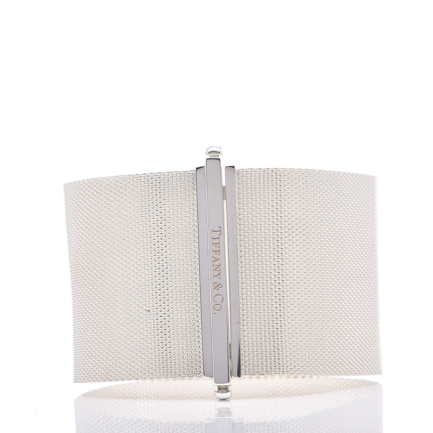 Tiffany Sterling Silver Extra-Wide Somerset Bracelet 3 of 7