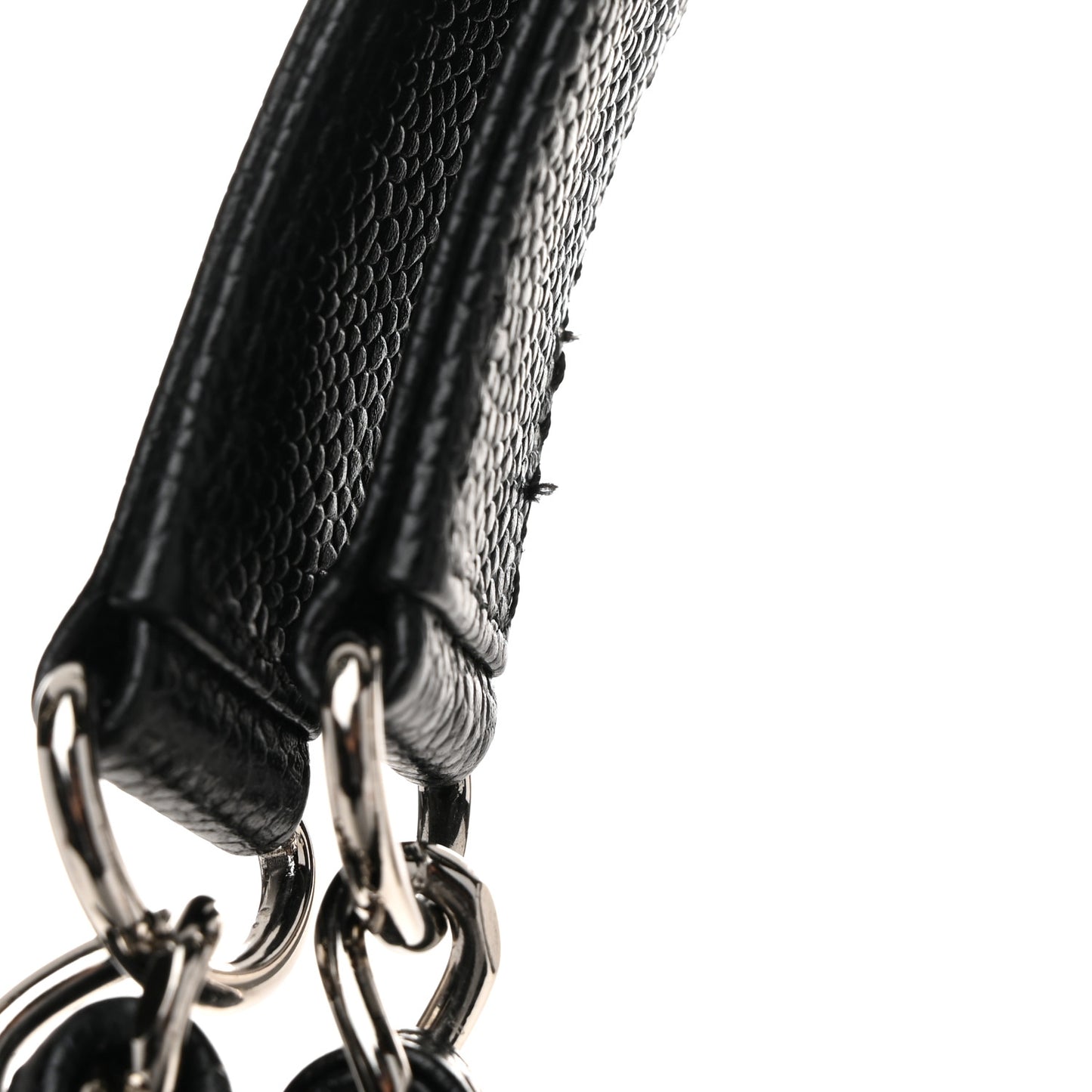 Caviar Quilted Grand Shopping Tote GST Black