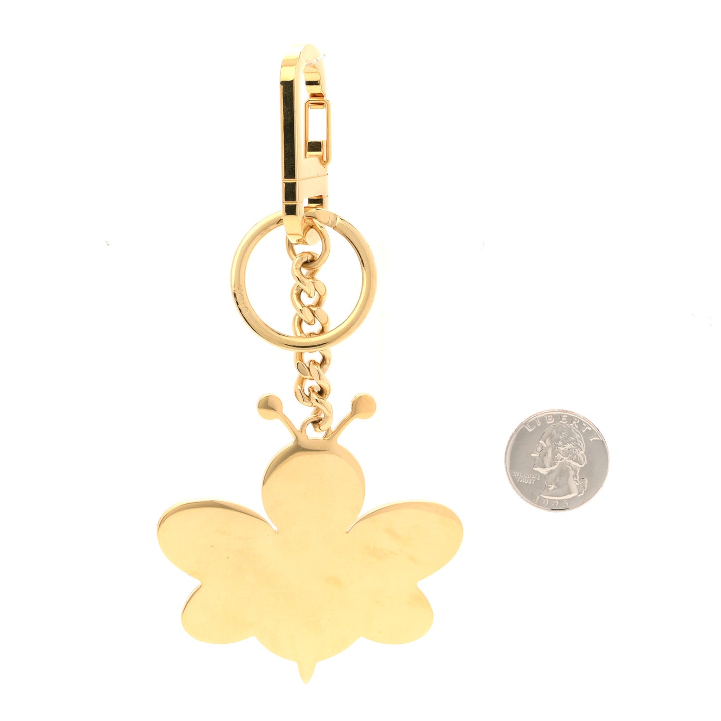 x KAWS Bee Charm Key Ring Yellow