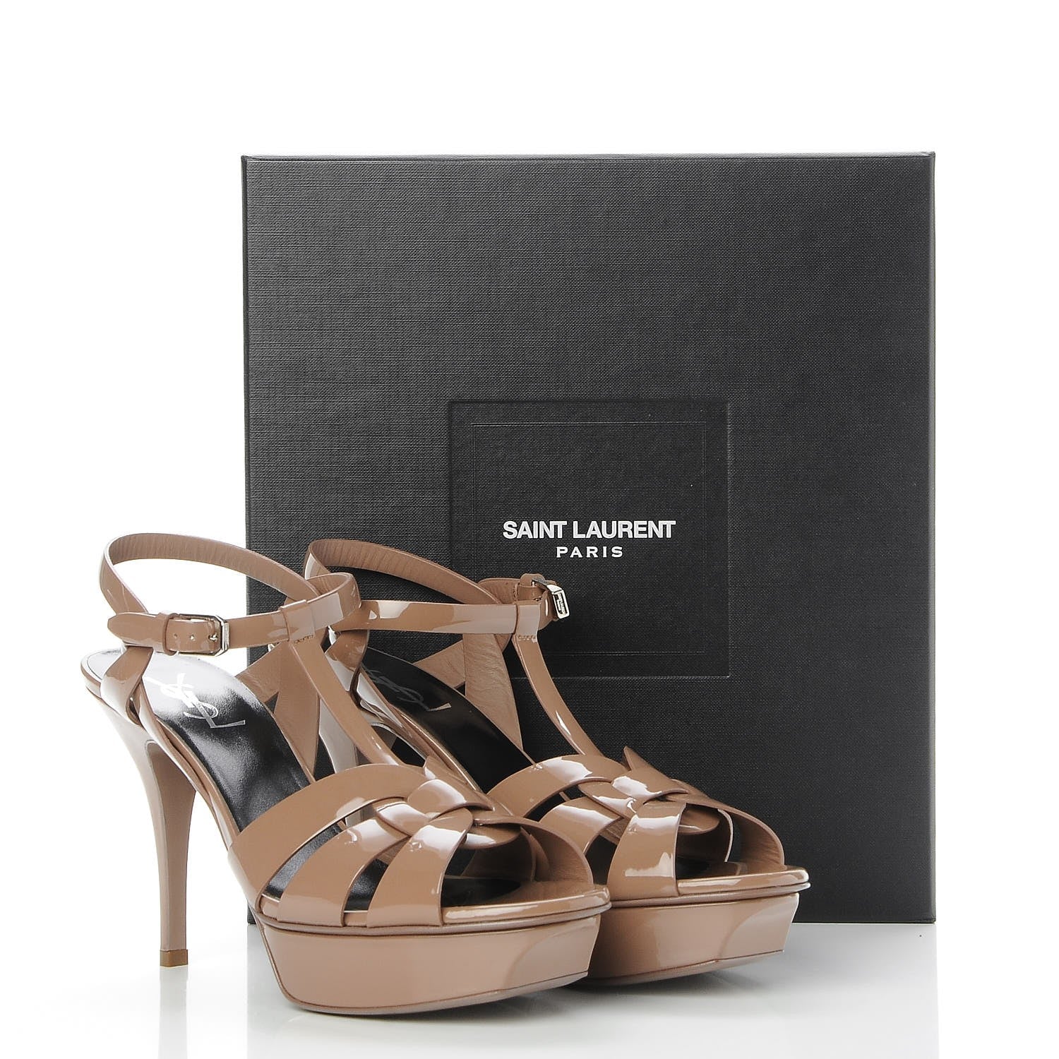 Saint Laurent Patent Tribute 75 Platform Sandals 40 Fard 7 of 7