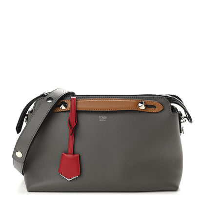 Fendi Vitello Dolce 4 Color Medium By The Way Boston Bag Argilla Fragola Multicolor 1 of 10