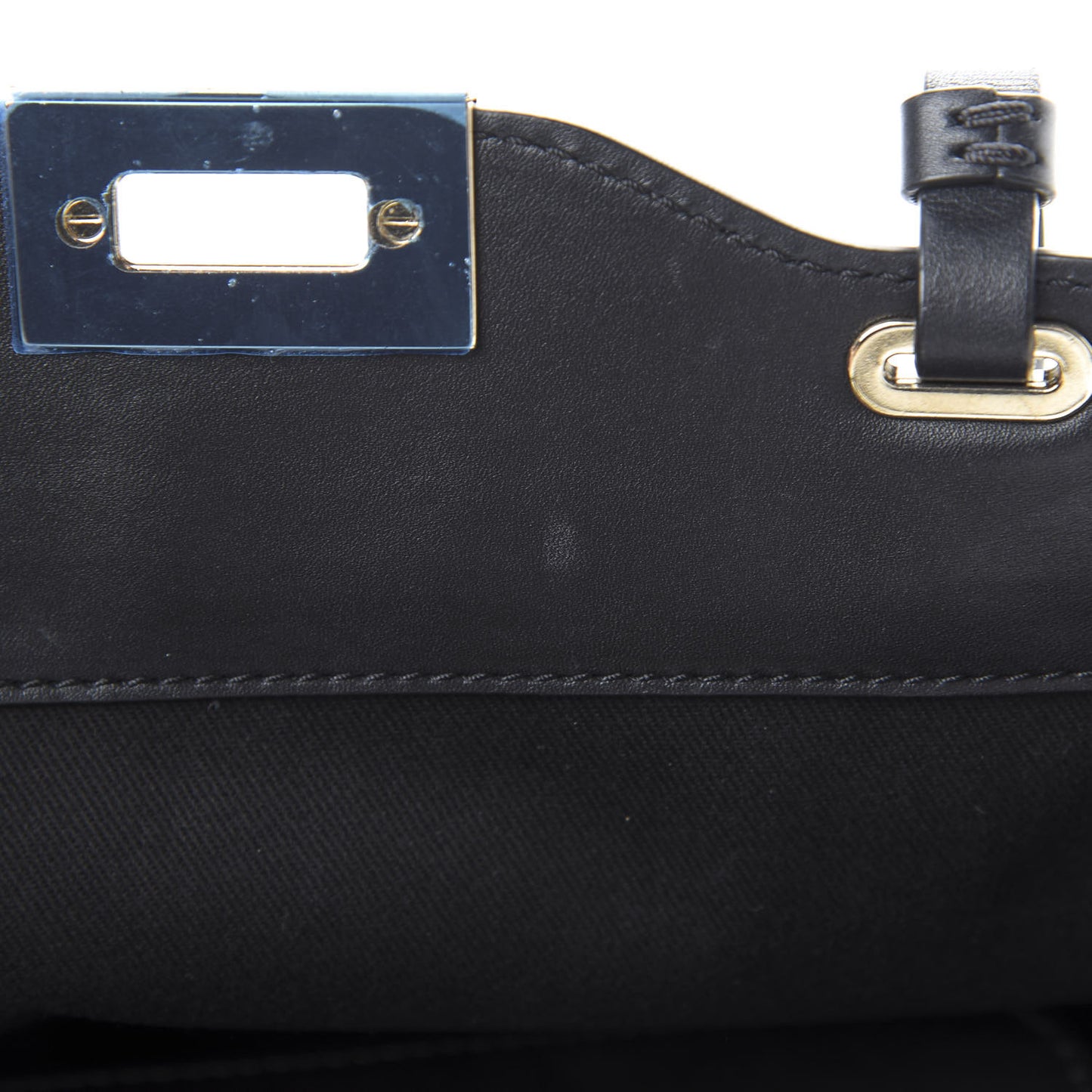 Vitello Small Rockstud Tote Black