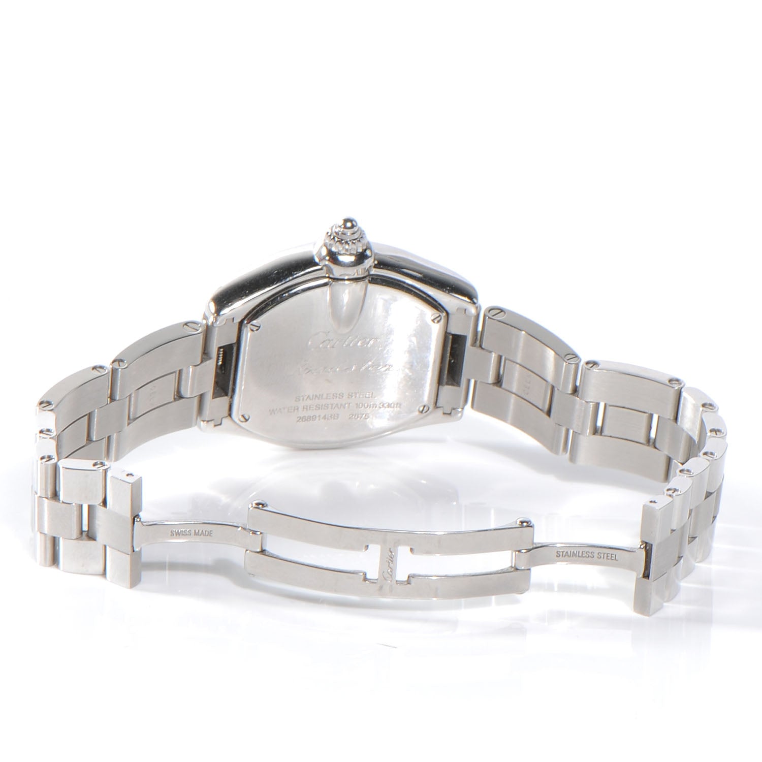 Cartier Stainless Steel 31mm Roadster Quartz Watch Pink 5 of 6