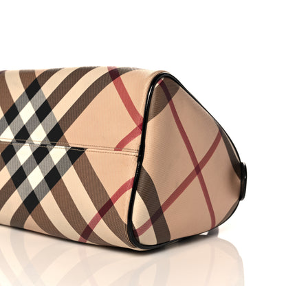 Burberry Nova Check Small Chester Bowling Bag Black 9 of 14