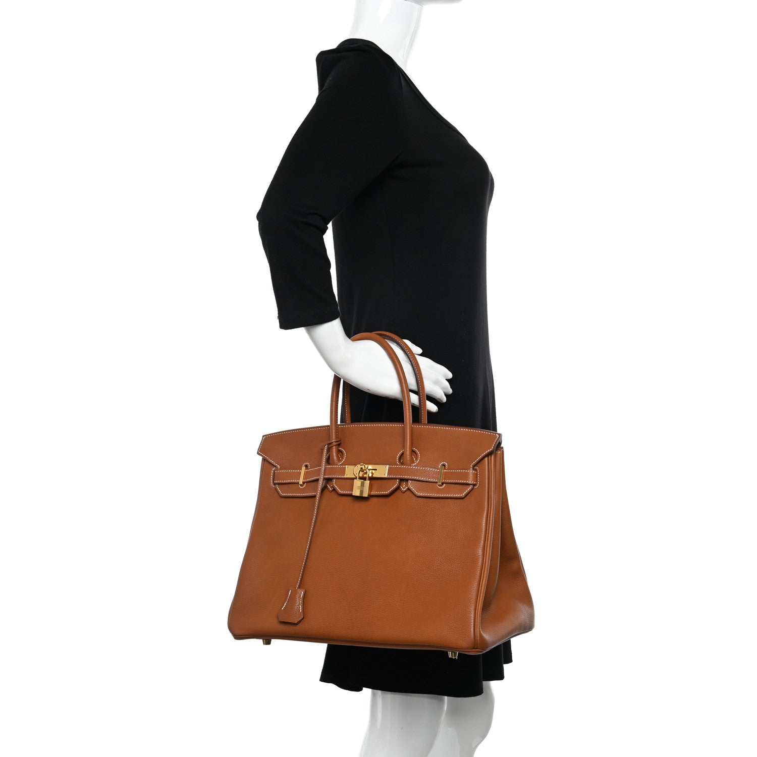 Hermes Natural Barenia Faubourg Birkin 35 Fauve 2 of 17