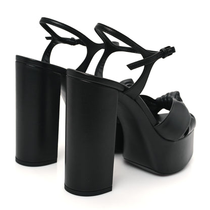 Saint Laurent Vendome Bianca 85 Platform Sandals 37 Black 5 of 10