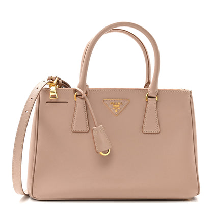 Prada Saffiano Lux Small Galleria Double Zip Tote Cammeo 1 of 16