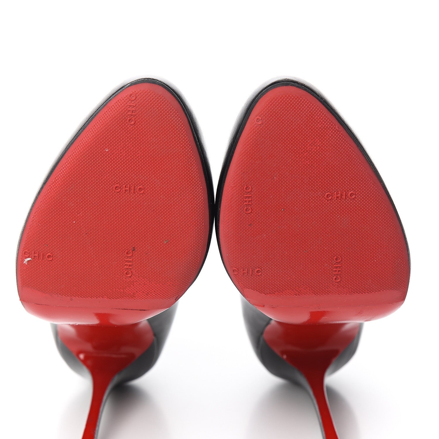 Christian Louboutin Shiny Nappa Toot Couverte 100 Pumps 40 Black 6 of 9